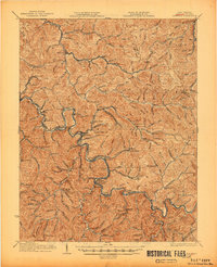 Matewan 1928 topographic map thumbnail