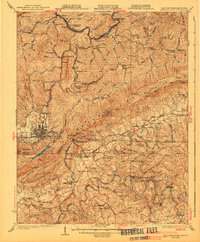 Middlesboro 1930 topographic map thumbnail