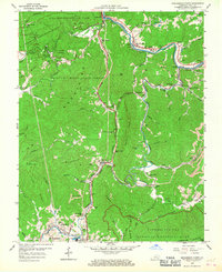 Middlesboro North 1959 topographic map thumbnail