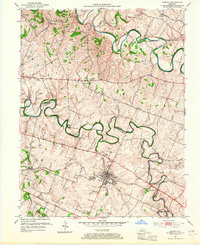 Midway 1954 topographic map thumbnail