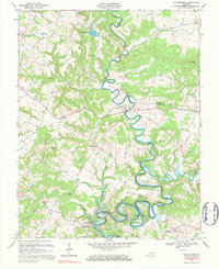 Millerstown 1967 topographic map preview