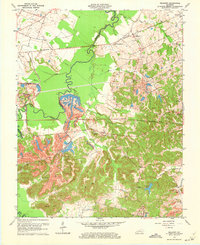 Millport 1963 topographic map thumbnail