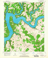 Mill Springs 1953 topographic map thumbnail