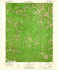 Mistletoe 1953 topographic map thumbnail