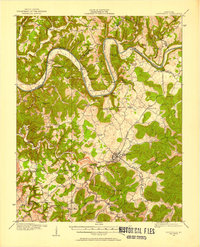 Monticello 1911 topographic map thumbnail