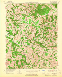Montpelier 1953 topographic map thumbnail