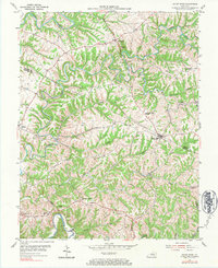 Mount Eden 1954 topographic map thumbnail