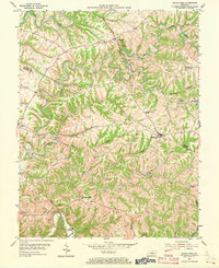 Mount Eden 1954 topographic map thumbnail