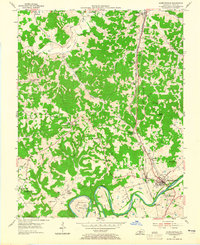 Munfordville 1953 topographic map thumbnail