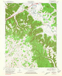 Nelsonville 1967 topographic map thumbnail