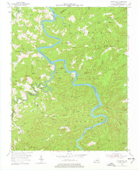 Nevelsville 1954 topographic map thumbnail
