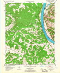 New Amsterdam 1950 topographic map thumbnail