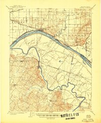 Newburg 1905 topographic map thumbnail