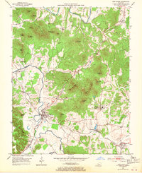 New Haven 1953 topographic map preview