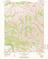 New Liberty 1950 topographic map thumbnail