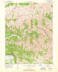 New Liberty 1950 topographic map thumbnail