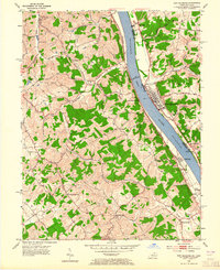 New Richmond 1953 topographic map thumbnail