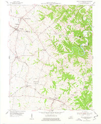 North Pleasureville 1954 topographic map thumbnail