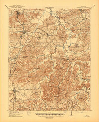 Nortonville 1912 topographic map thumbnail