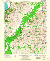 Oakton 1951 topographic map thumbnail
