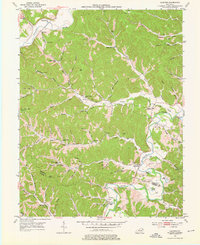 Oldtown 1953 topographic map thumbnail