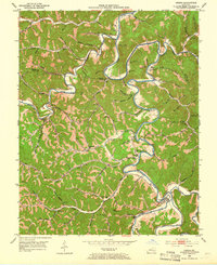 Oneida 1953 topographic map thumbnail