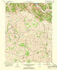 Orangeburg 1952 topographic map thumbnail