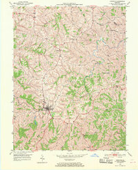Owenton 1950 topographic map thumbnail