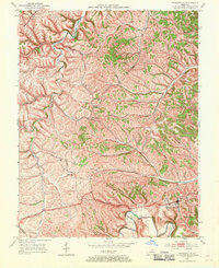 Owingsville 1952 topographic map thumbnail