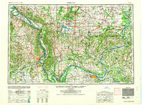 Paducah 1964 topographic map thumbnail