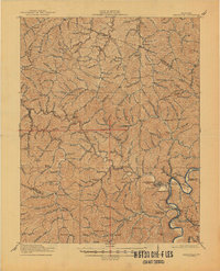 Paintsville 1917 topographic map thumbnail