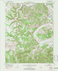 Panola 1952 topographic map thumbnail