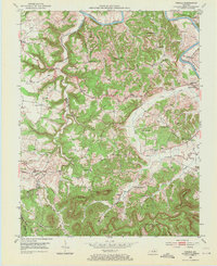 Panola 1952 topographic map thumbnail