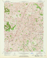 Park 1954 topographic map thumbnail
