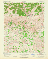 Park City 1954 topographic map thumbnail