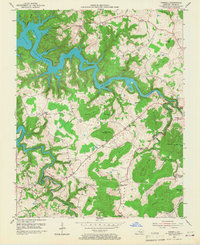 Parnell 1953 topographic map thumbnail