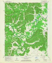Pitts Point 1960 topographic map thumbnail