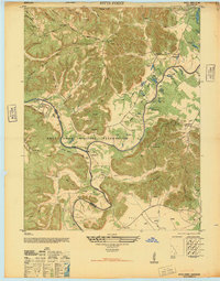 Pitts Point 1946 topographic map thumbnail