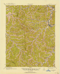 Prestonsburg 1915 topographic map thumbnail