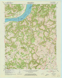 Repton 1954 topographic map preview