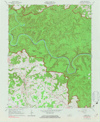 Rhoda 1965 topographic map thumbnail