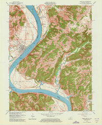 Rising Sun topographic map thumbnail