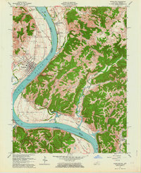 Rising Sun 1961 topographic map thumbnail