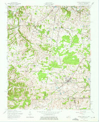 Roaring Spring 1957 topographic map thumbnail