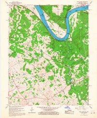 Rock Haven 1960 topographic map thumbnail