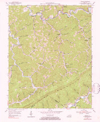 Roxana 1954 topographic map thumbnail
