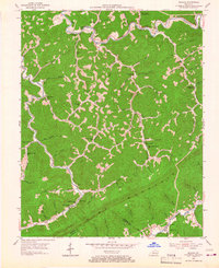 Roxana 1954 topographic map thumbnail