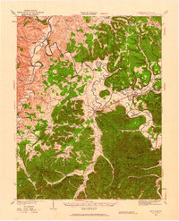 Salt Lick 1929 topographic map thumbnail
