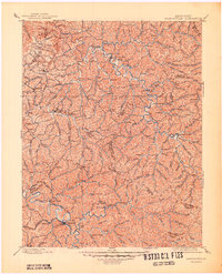 Salyersville 1889 topographic map thumbnail