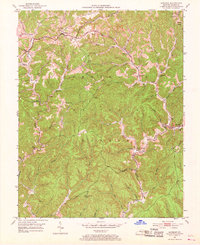 Sandgap 1953 topographic map thumbnail